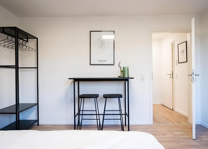 Jawo Apartments Koblenz Modern & Zentral, Kueche & Wifi
